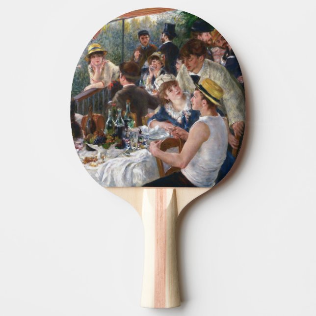 Pierre-Auguste Renoir - Luncheon of Boating Party Ping Pong Paddle (Front)