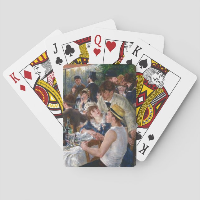 Pierre-Auguste Renoir - Luncheon of Boating Party Playing Cards (Back)