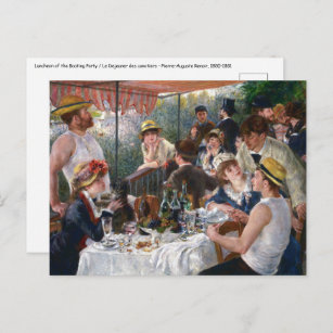 Pierre-Auguste Renoir - Luncheon of Boating Party Postcard
