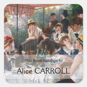 Pierre-Auguste Renoir - Luncheon of Boating Party Square Sticker