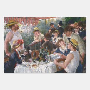 Pierre-Auguste Renoir - Luncheon of Boating Party Wrapping Paper Sheet