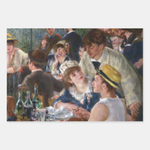 Pierre-Auguste Renoir - Luncheon of Boating Party Wrapping Paper Sheet