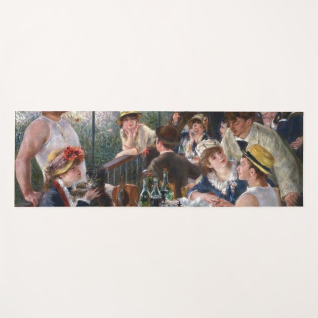 Pierre-Auguste Renoir - Luncheon of Boating Party Yoga Mat (Front (Horizontal))