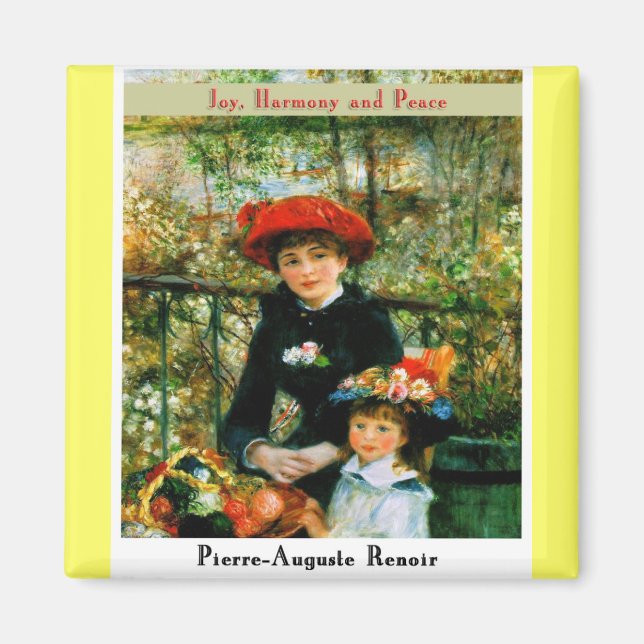 Pierre Auguste Renoir Magnet (Front)