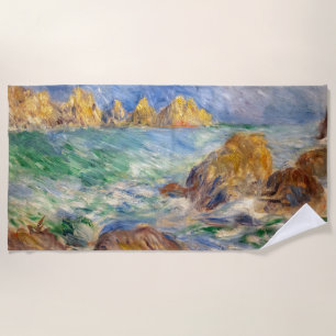 Pierre-Auguste Renoir - Marine, Guernesey Beach Towel