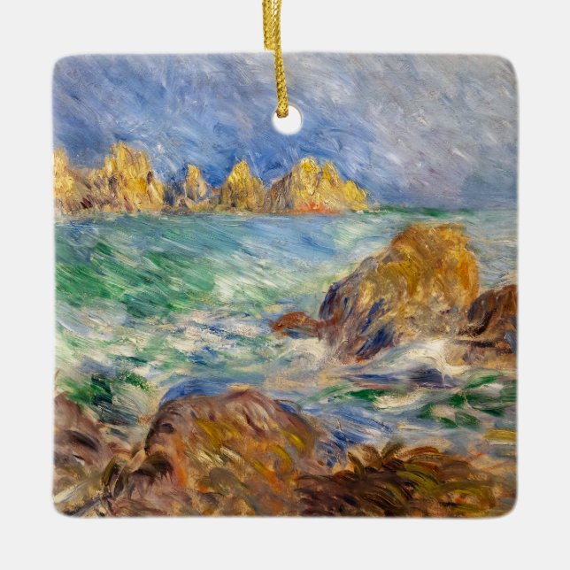 Pierre-Auguste Renoir - Marine, Guernesey Ceramic Ornament (Front)