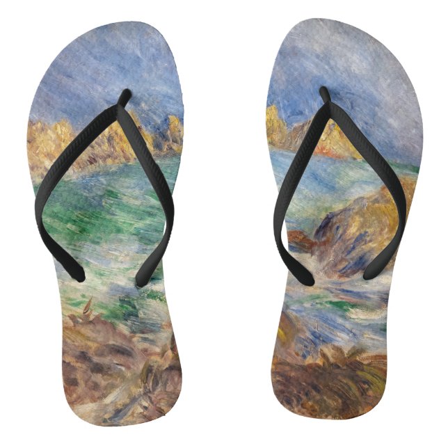 Pierre-Auguste Renoir - Marine, Guernesey Flip Flops (Footbed)