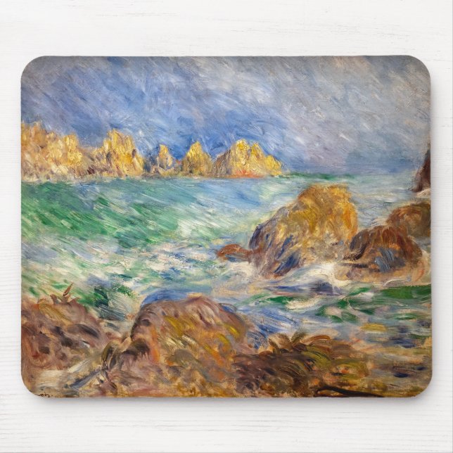 Pierre-Auguste Renoir - Marine, Guernesey Mouse Mat (Front)