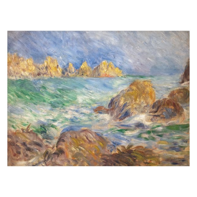 Pierre-Auguste Renoir - Marine, Guernesey Tablecloth (Front (Horizontal))