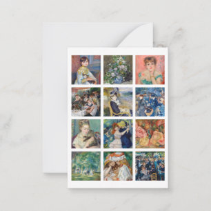Pierre-Auguste Renoir - Masterpieces Grid Collage Card