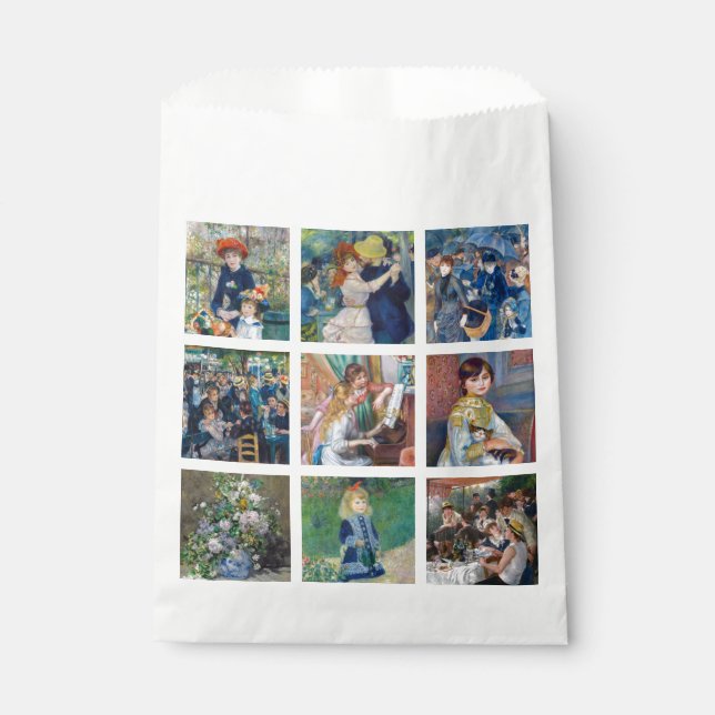Pierre-Auguste Renoir - Masterpieces Grid Collage Favour Bags (Front)