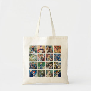 Pierre-Auguste Renoir - Masterpieces Grid Collage Tote Bag