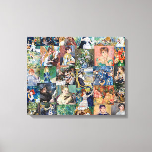 Pierre-Auguste Renoir - Masterpieces Patchwork Canvas Print