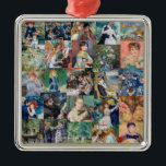 Pierre-Auguste Renoir - Masterpieces Patchwork Metal Tree Decoration<br><div class="desc">Pierre-Auguste Renoir - Masterpieces Patchwork Collage without separation</div>