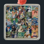 Pierre-Auguste Renoir - Masterpieces Patchwork Metal Tree Decoration<br><div class="desc">Pierre-Auguste Renoir - Masterpieces Patchwork Collage without separation</div>