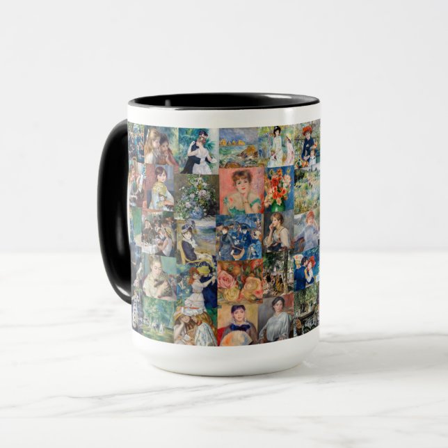 Pierre-Auguste Renoir - Masterpieces Patchwork Mug (Front Left)