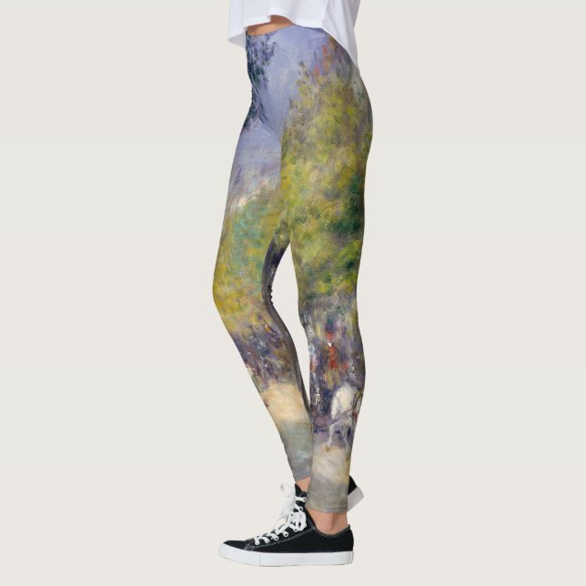 Pierre-Auguste Renoir - Paris, Grands Boulevards Leggings (Left)