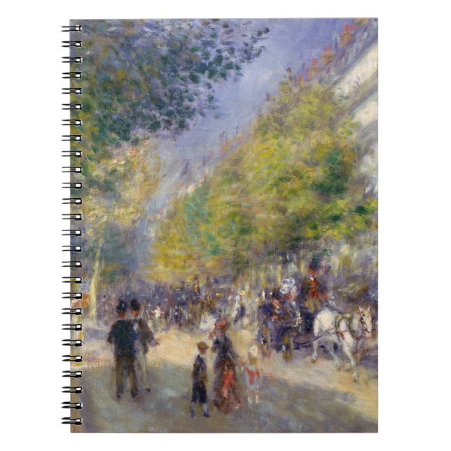Pierre-Auguste Renoir - Paris, Grands Boulevards Notebook (Front)