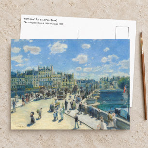 Pierre-Auguste Renoir - Paris, Pont-Neuf Postcard