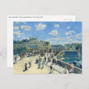 Pierre-Auguste Renoir - Paris, Pont-Neuf Postcard
