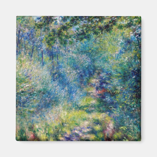 Pierre-Auguste Renoir - Path in the Forest Magnet (Front)