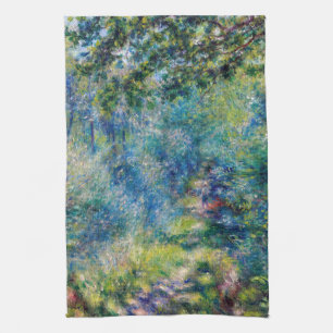 Pierre-Auguste Renoir - Path in the Forest Tea Towel