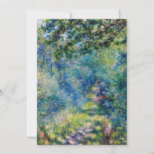 Pierre-Auguste Renoir - Path in the Forest Thank You Card