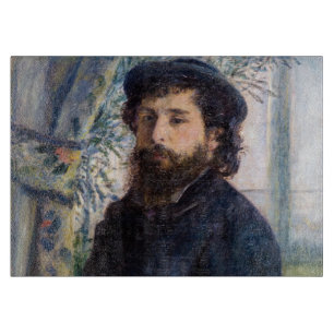 Pierre Auguste Renoir - Portrait of Claude Monet Cutting Board