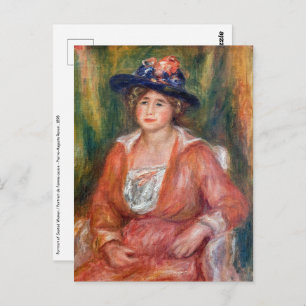 Pierre-Auguste Renoir - Portrait of Seated Woman Postcard