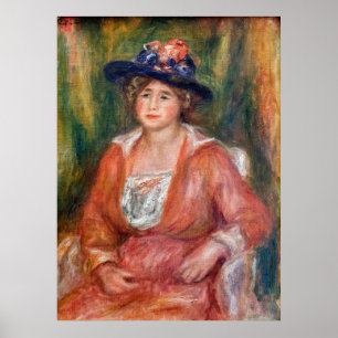 Pierre-Auguste Renoir - Portrait of Seated Woman Poster