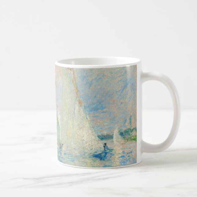 Pierre-Auguste Renoir - Regatta at Argenteuil Coffee Mug (Right)