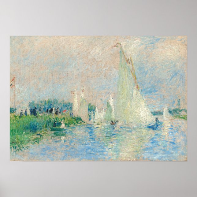 Pierre-Auguste Renoir - Regatta at Argenteuil Poster (Front)