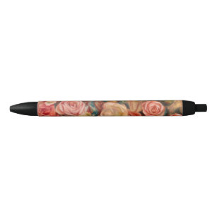 Pierre-Auguste Renoir - Roses Black Ink Pen