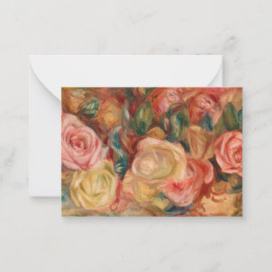 Pierre-Auguste Renoir - Roses Card