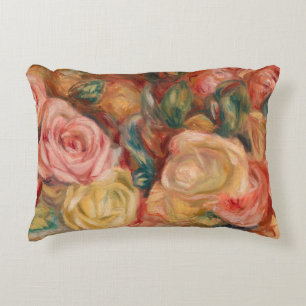 Pierre-Auguste Renoir - Roses Decorative Cushion