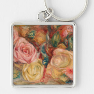 Pierre-Auguste Renoir - Roses Key Ring