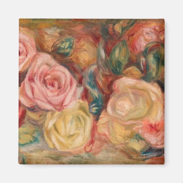 Pierre-Auguste Renoir - Roses Magnet (Front)
