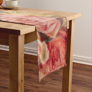 Pierre-Auguste Renoir - Roses Short Table Runner