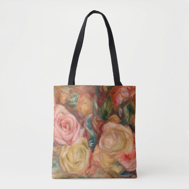 Pierre-Auguste Renoir - Roses Tote Bag (Front)