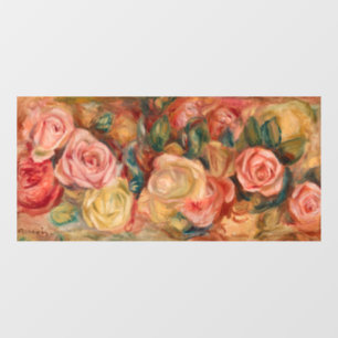 Pierre-Auguste Renoir - Roses Window Cling