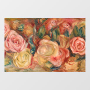 Pierre-Auguste Renoir - Roses Window Cling