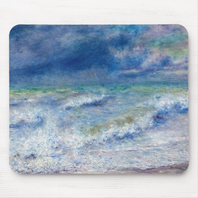 Pierre-Auguste Renoir - Seascape Mouse Mat (Front)