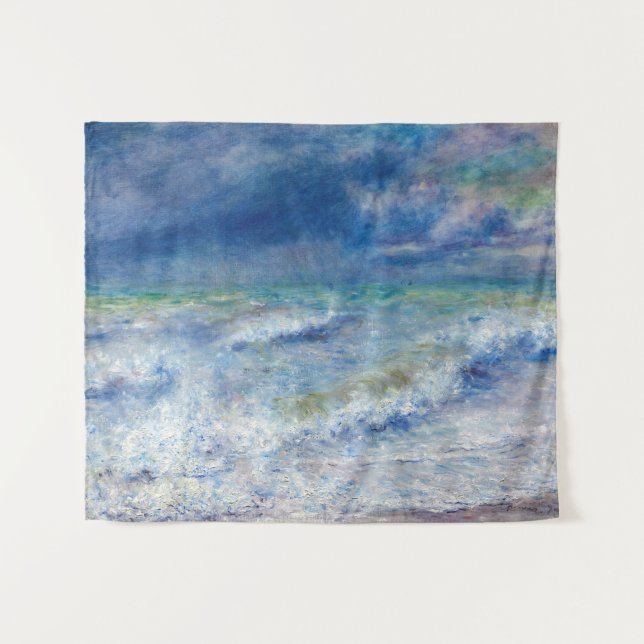 Pierre-Auguste Renoir - Seascape Tapestry (Front (Horizontal))