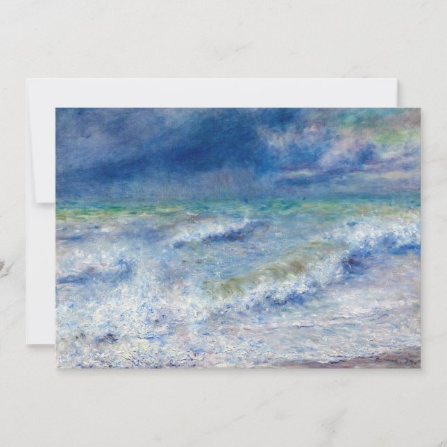 Pierre-Auguste Renoir - Seascape Thank You Card (Front)