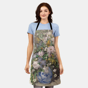 Pierre-Auguste Renoir Spring Bouquet     Apron