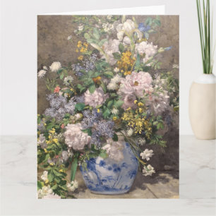 Pierre-Auguste Renoir Spring Bouquet     Card