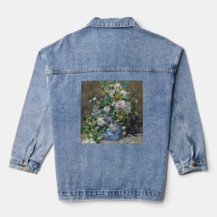 Pierre-Auguste Renoir - Spring Bouquet Denim Jacket
