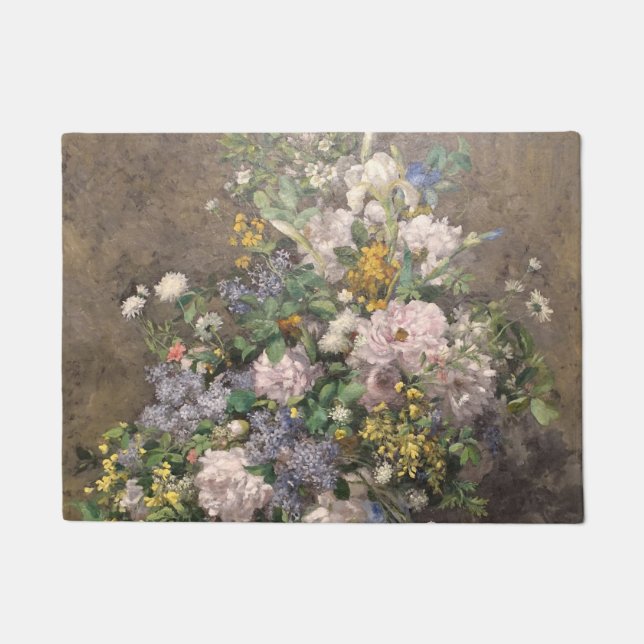 Pierre-Auguste Renoir Spring Bouquet     Doormat (Front)