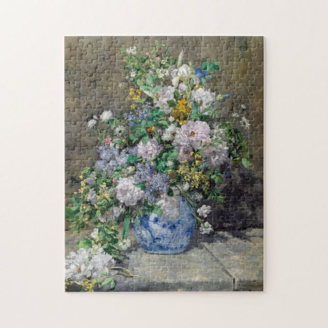 Pierre-Auguste Renoir - Spring Bouquet Jigsaw Puzzle (Vertical)
