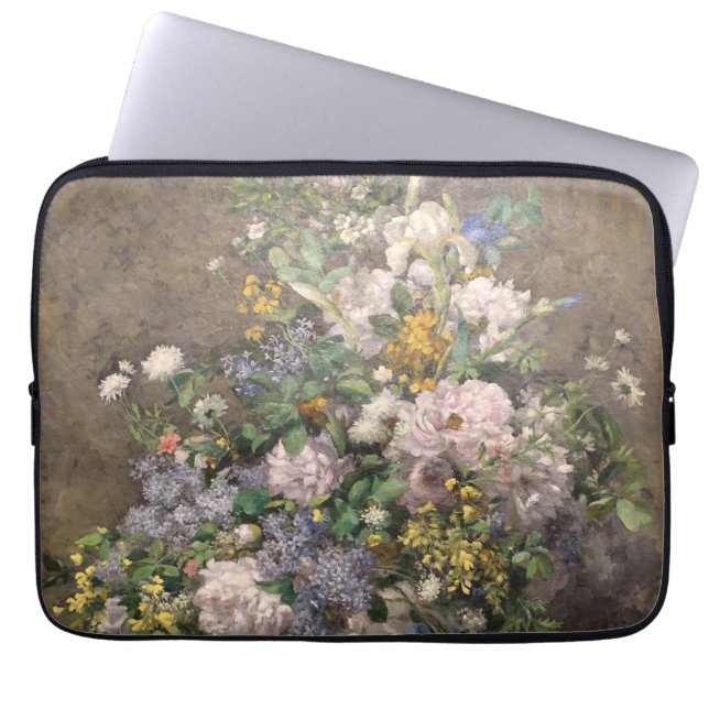 Pierre-Auguste Renoir Spring Bouquet     Laptop Sleeve (Front)